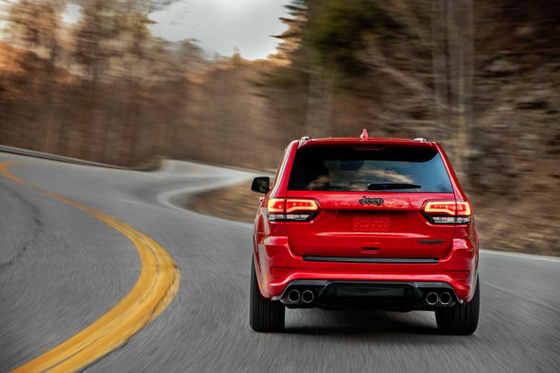 Jeep Grand Cherokee Trackhawk 700PS Exterieur red