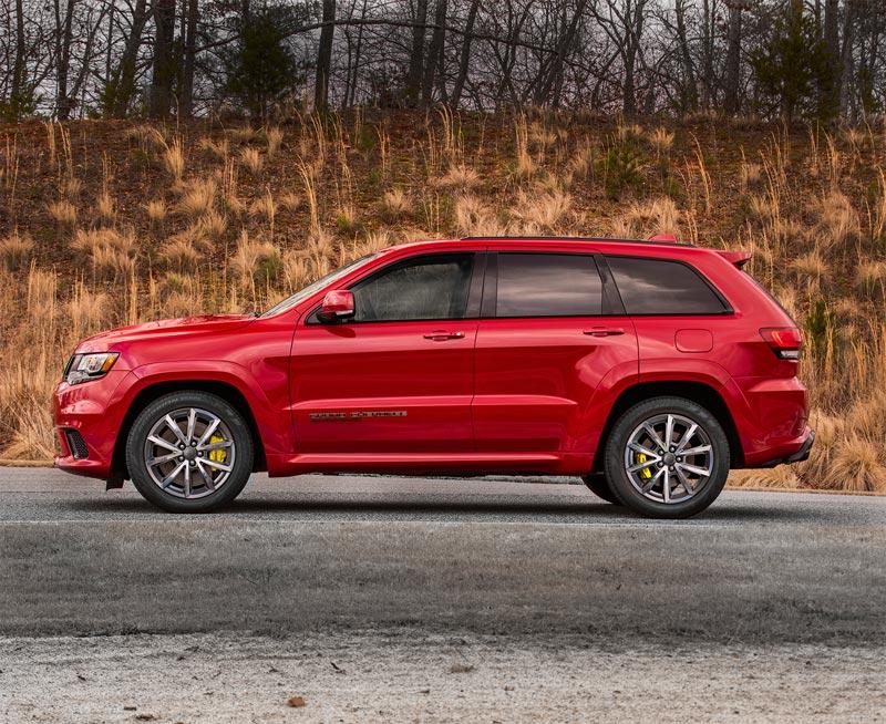 Jeep Grand Cherokee Trackhawk 700PS Exterieur red