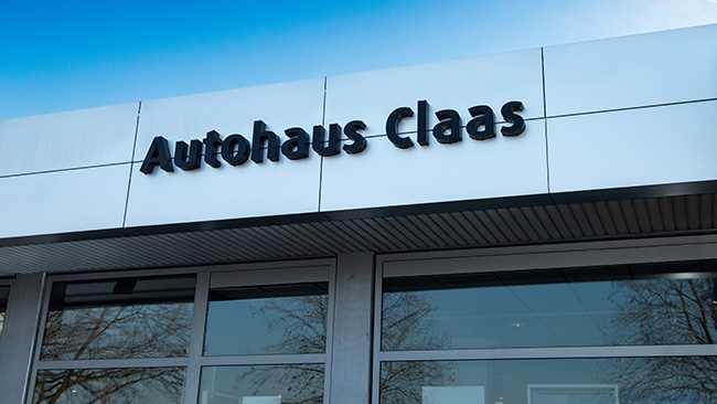 Autohaus Claas Außenansicht