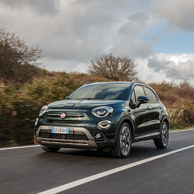 Fiat 500X Cross in grün