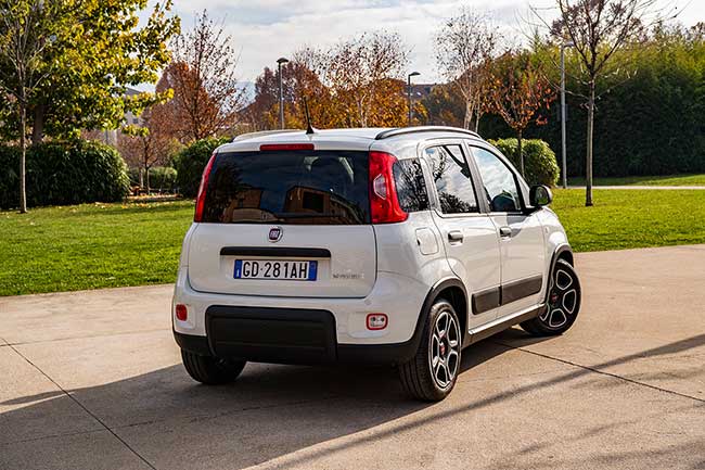 Fiat Panda City Life weiß Heck