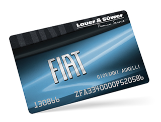 Lauer & Süwer Premum Service Kundenkarte Fiat